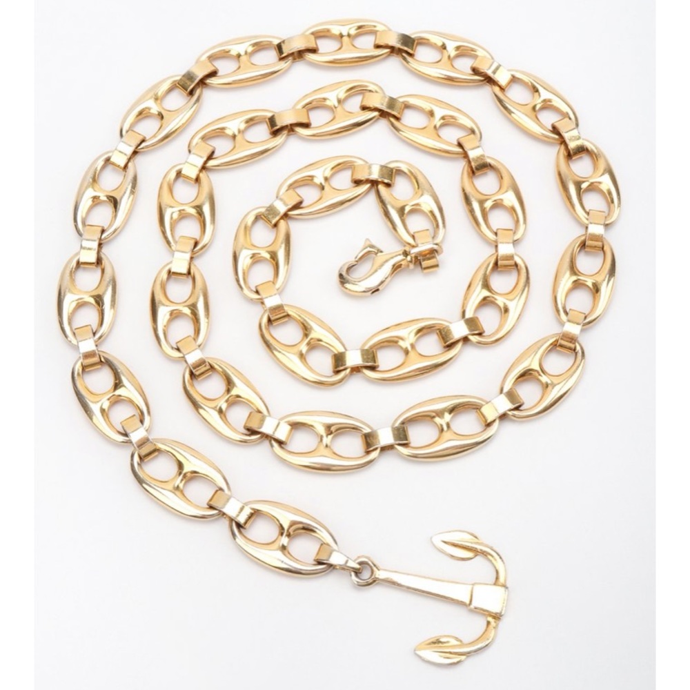 Gucci Vintage Mariner Link Chain with Anchor Charm